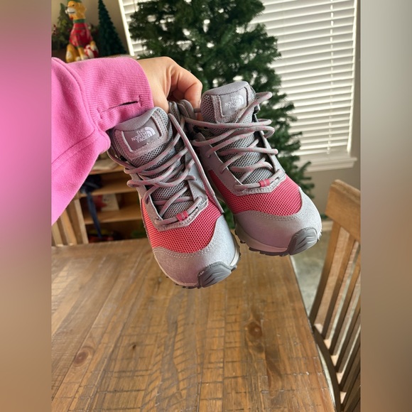 THE NORTH FACE JR HEDGEHOG HIKER II MID WATERPROOF BOOTS KIDS size 1 - Picture 7 of 8